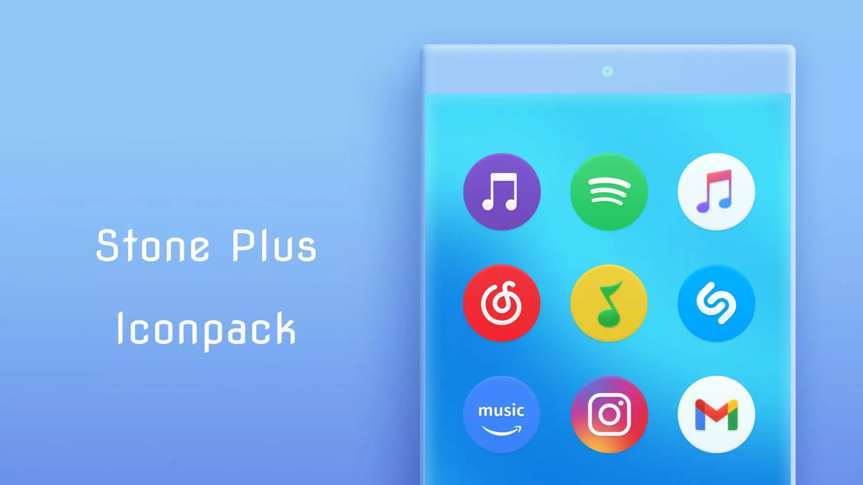 تصاویر Stone Plus - Icon Pack