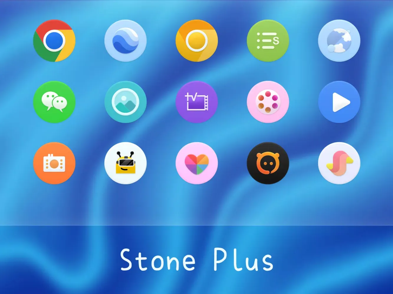 تصاویر Stone Plus - Icon Pack