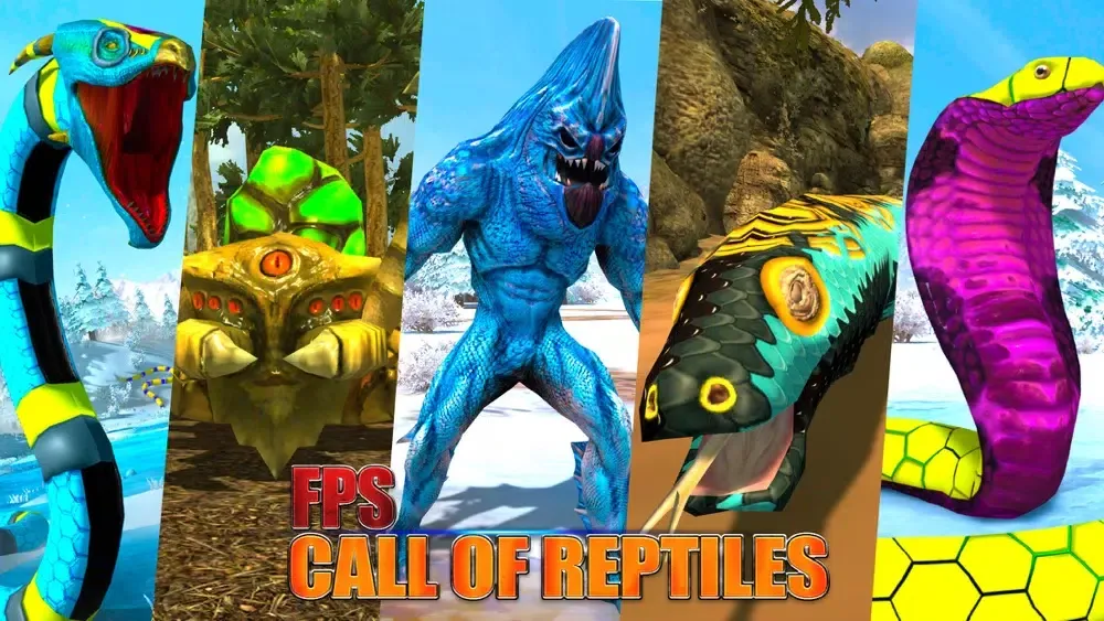 Ảnh chụp màn hình của FPS Call of Reptiles