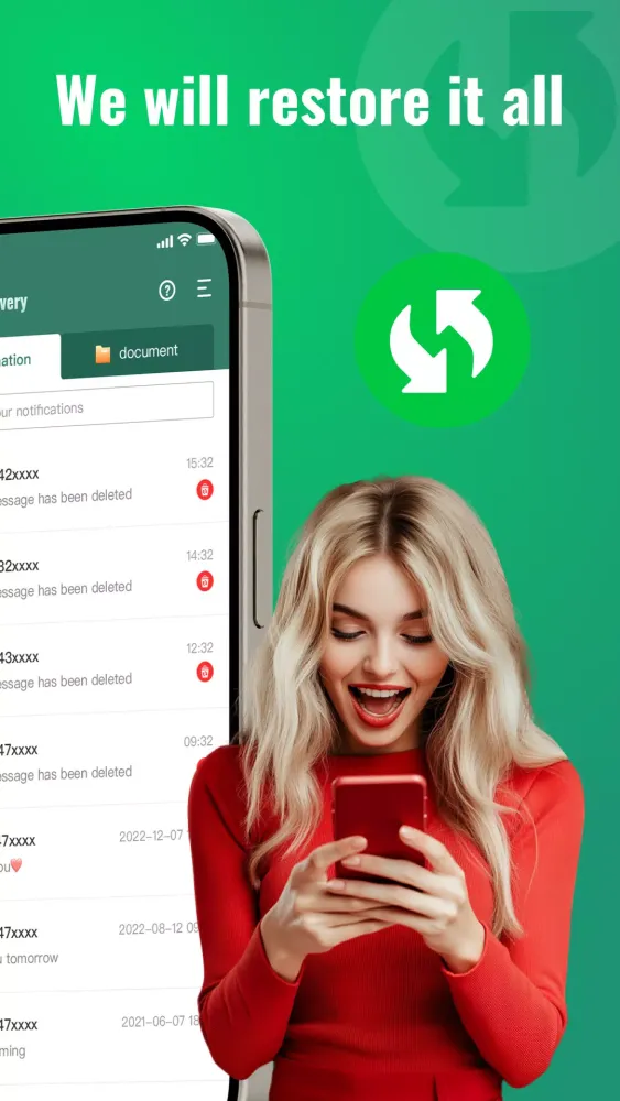 GA Recovery Deleted Message স্ক্রিনশট