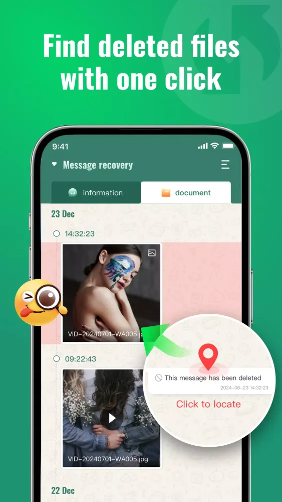 GA Recovery Deleted Message স্ক্রিনশট