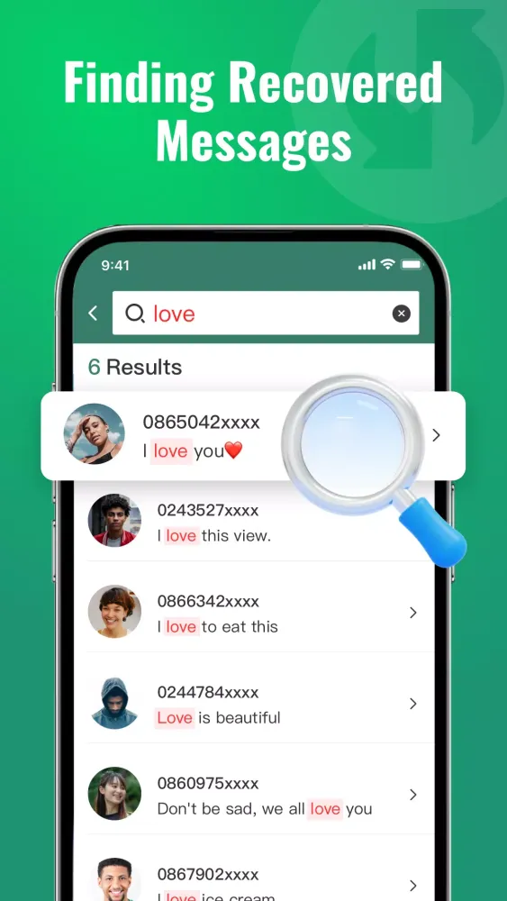 GA Recovery Deleted Message স্ক্রিনশট