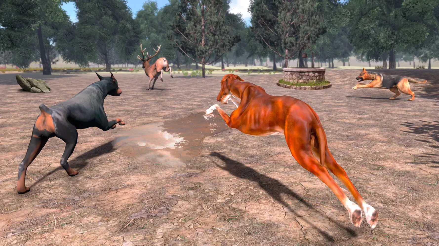 Dog Simulator : Wild Dog Games应用截图