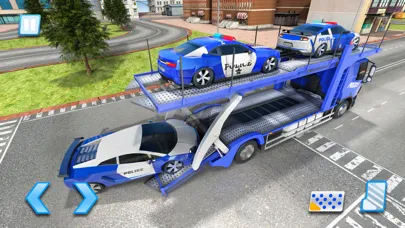 Tangkapan layar US City Police Car Transporter