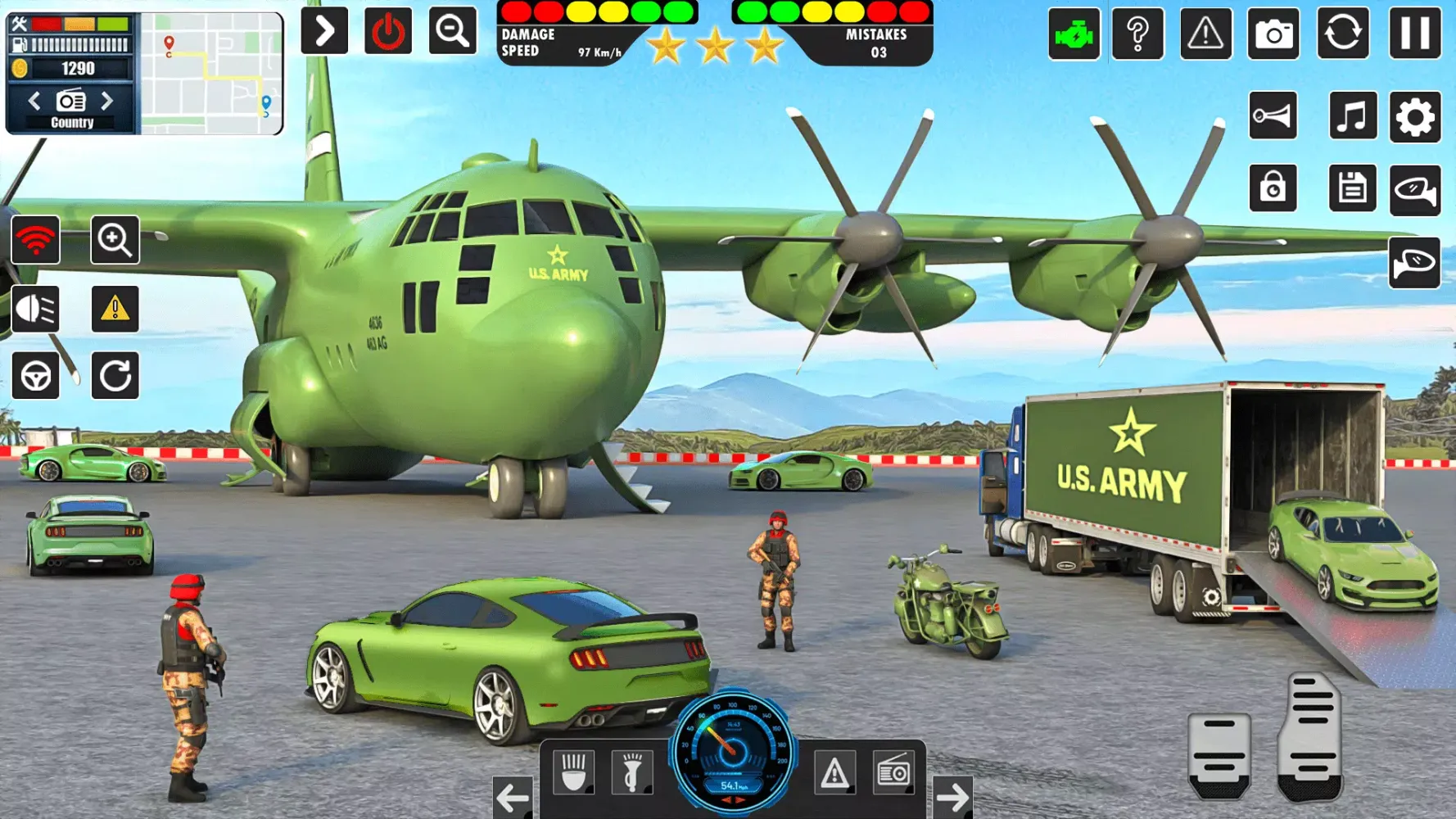 Army Vehicle Truck Transport应用截图