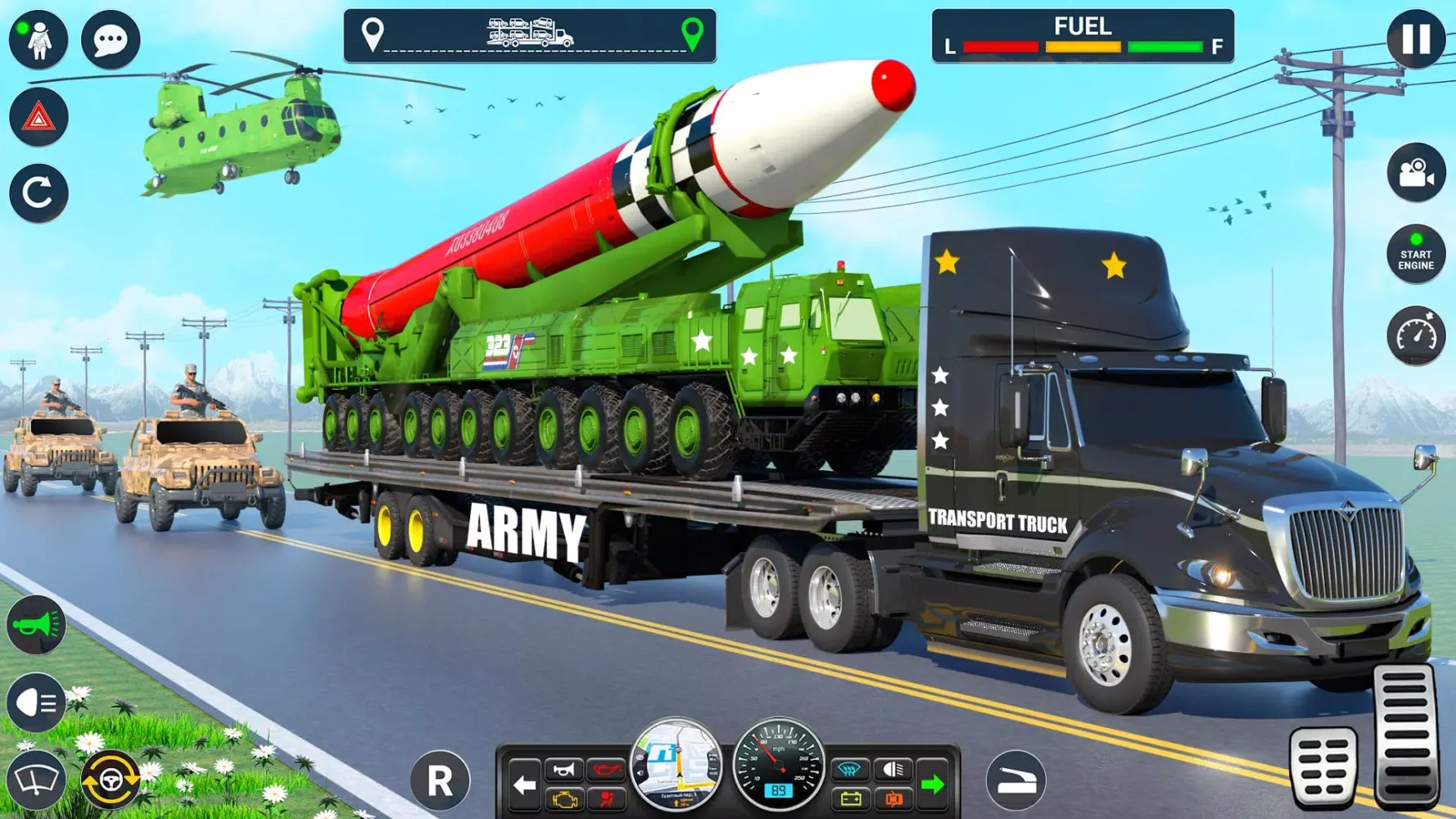Army Vehicle Truck Transport应用截图