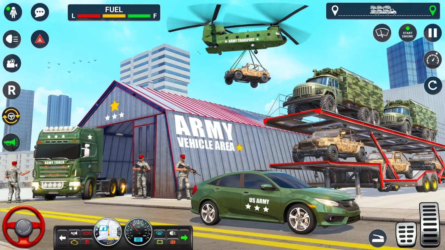 Army Vehicle Truck Transport应用截图