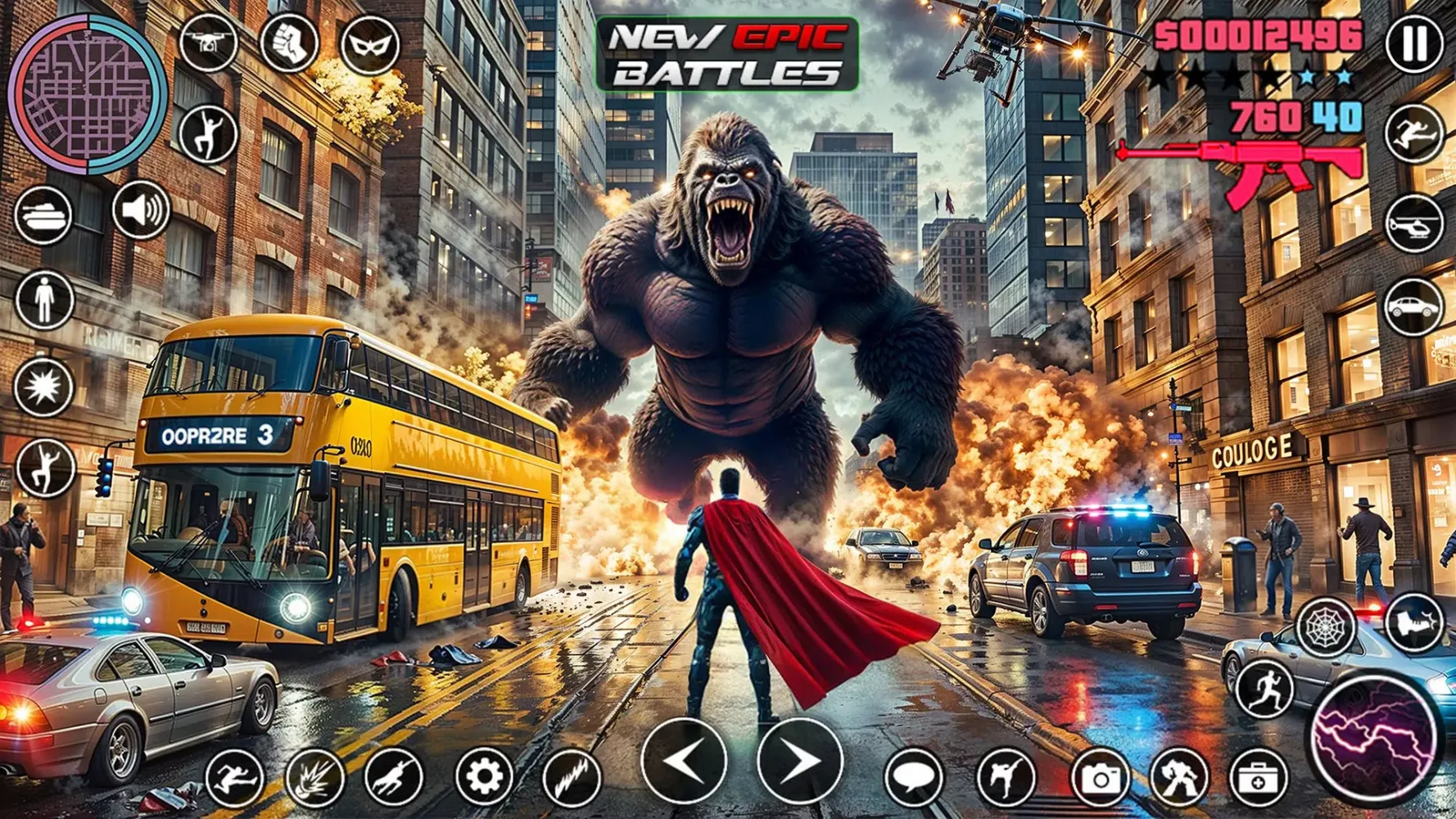 Superhero Open World Rope hero Screenshots
