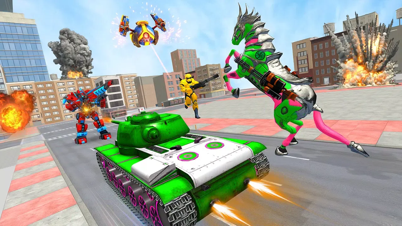 Horse Robot Car :Tank Robot スクリーンショット