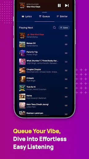 Gaana: MP3 Songs, Music Player應用截圖