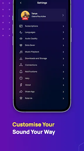 Gaana: MP3 Songs, Music Player應用截圖