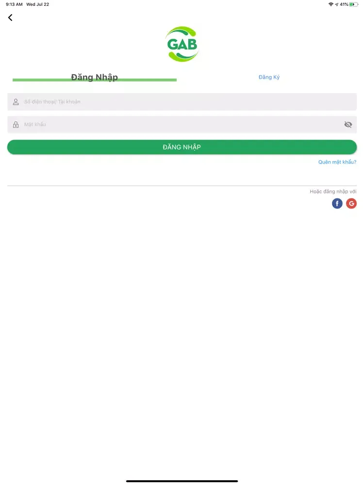 Capturas de tela do Bán lẻ GAB iPad 