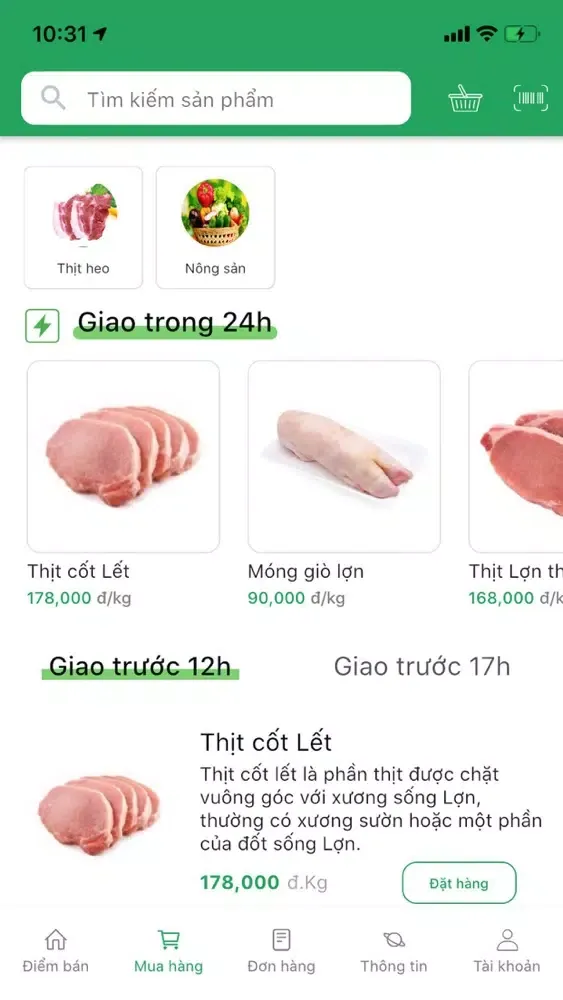Capturas de tela do Bán lẻ GAB