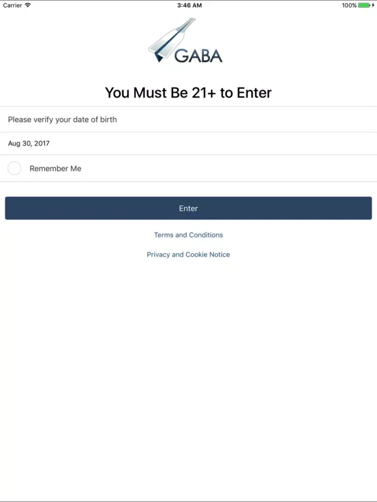 Zrzuty ekranu Gaba App Mobile iPad 