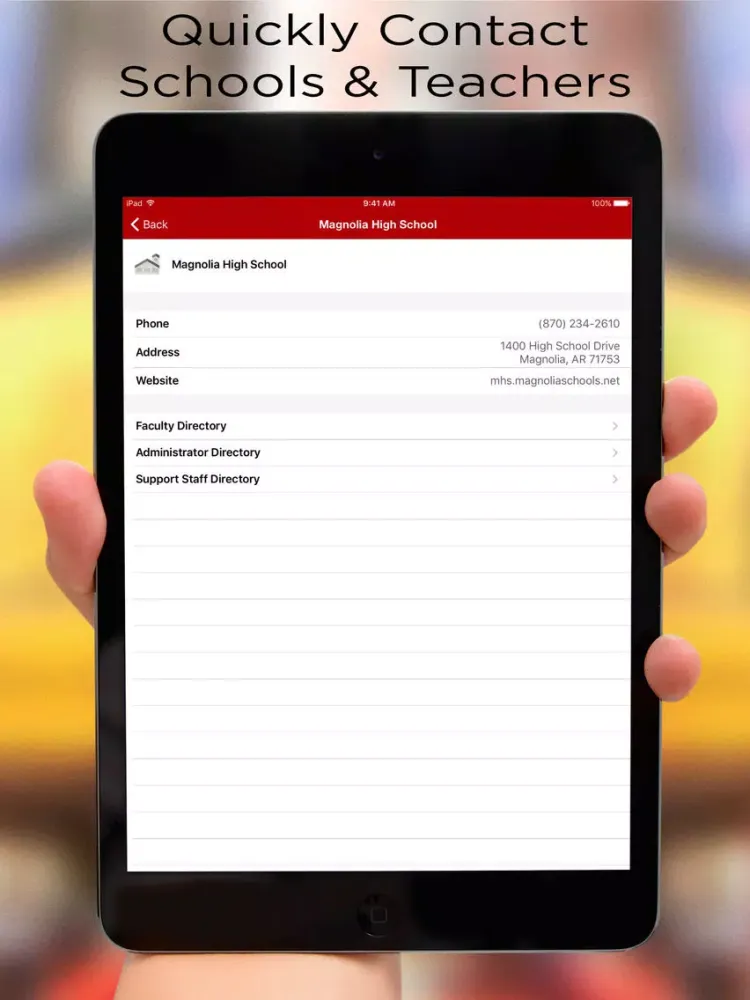 Скриншоты Magnolia School District iPad 