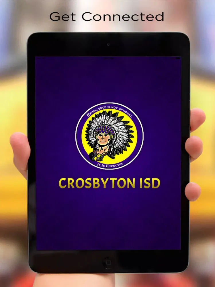 Tangkapan skrin Crosbyton CISD iPad 