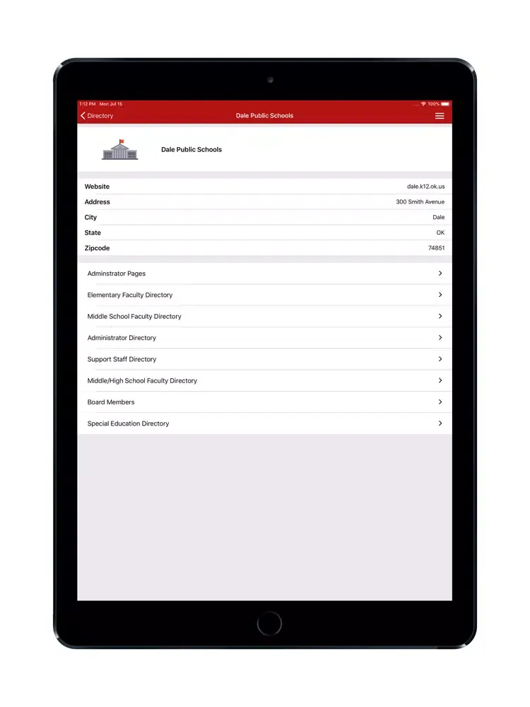 تصاویر Dale Public Schools iPad 