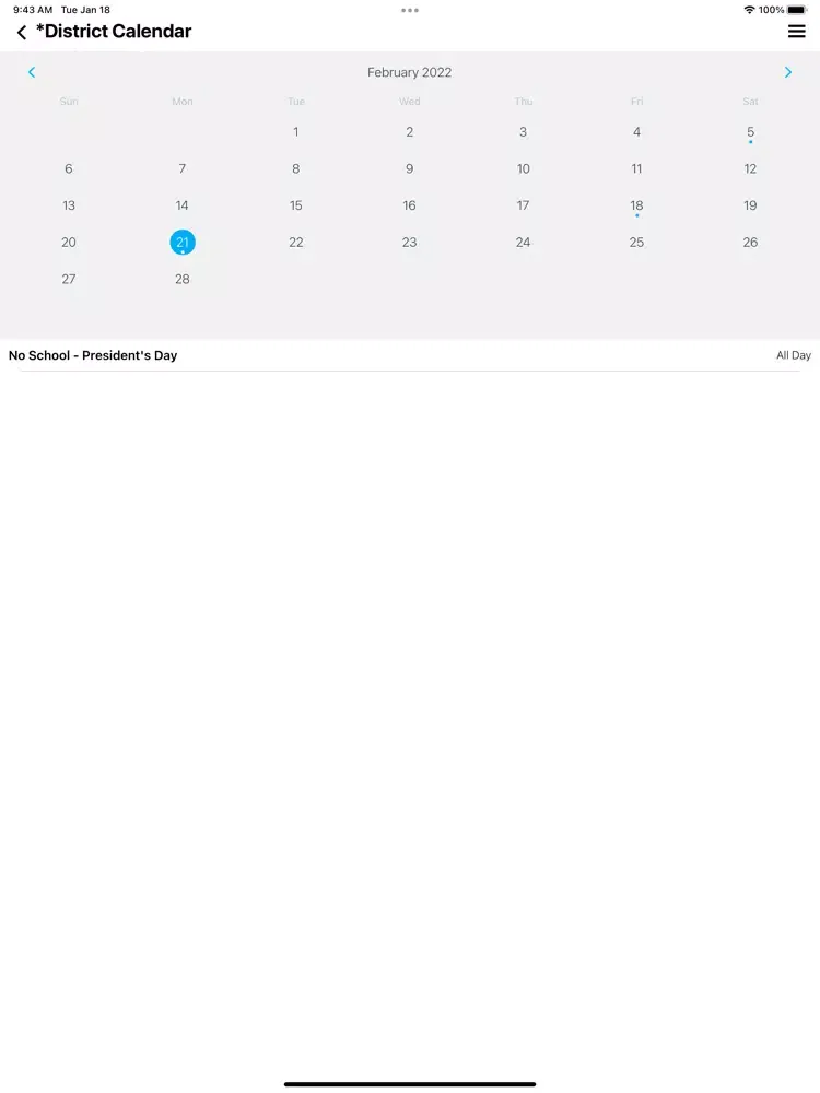 Zrzuty ekranu Kiefer Public Schools iPad 