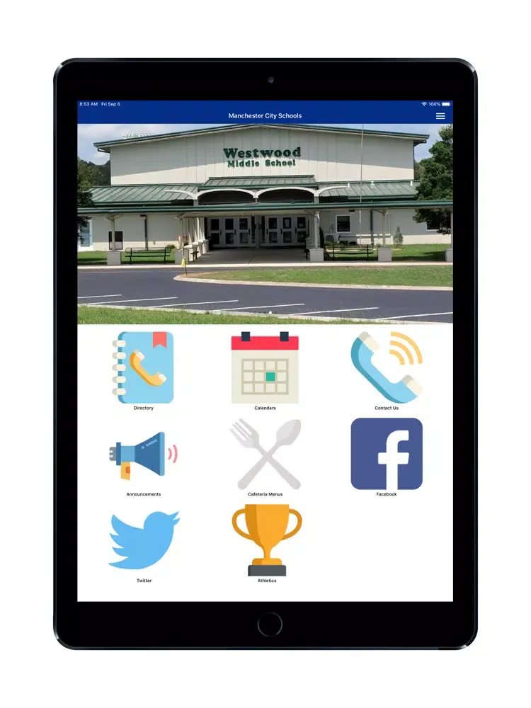 Скриншоты Manchester City Schools iPad 