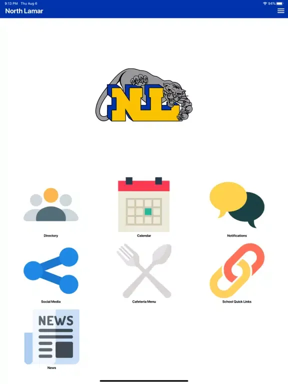 North Lamar ISD iPad  Screenshots