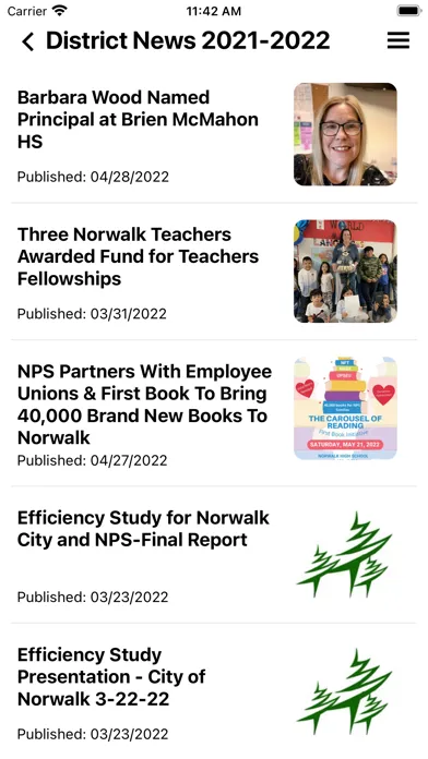 Zrzuty ekranu Norwalk Public Schools CT