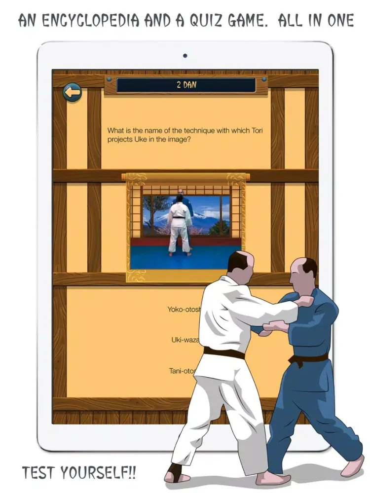 Capturas de tela do Virtual Judo iPad 