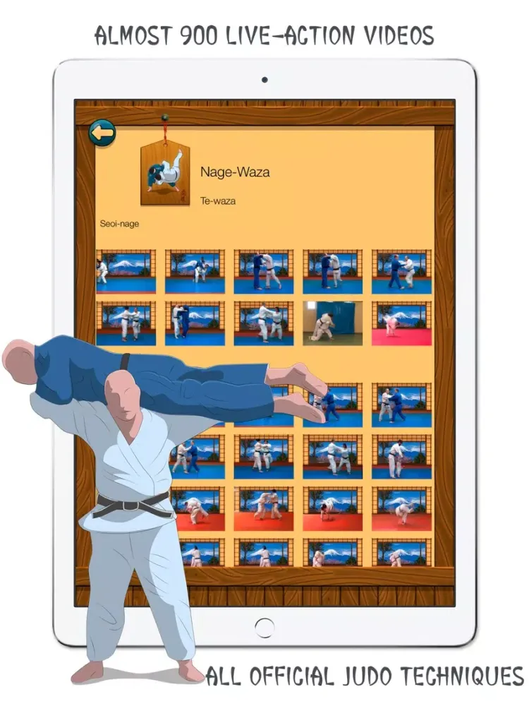 Capturas de tela do Virtual Judo iPad 