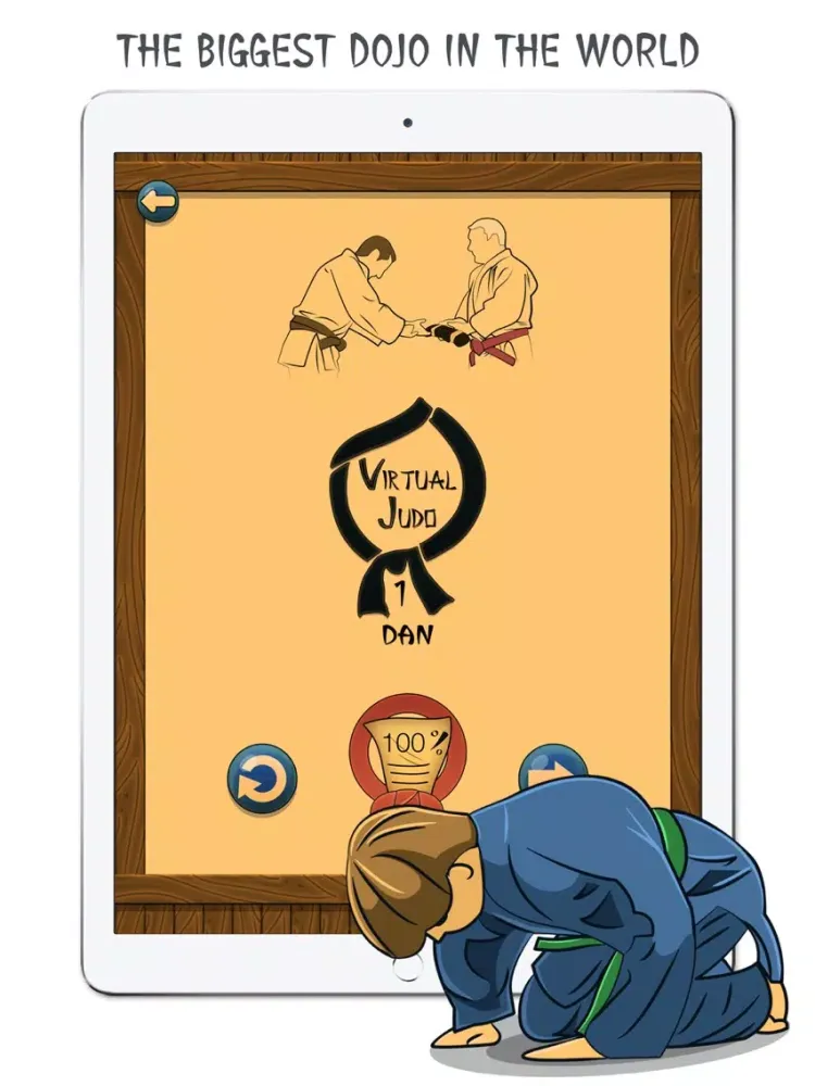 Capturas de tela do Virtual Judo iPad 
