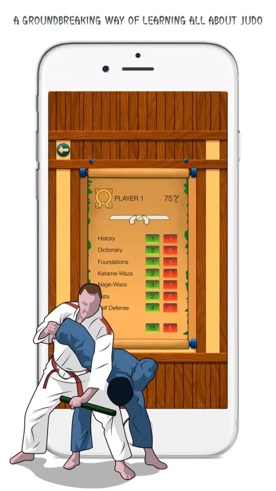 Capturas de tela do Virtual Judo