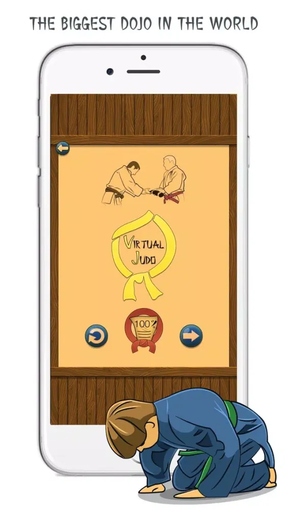 Capturas de tela do Virtual Judo