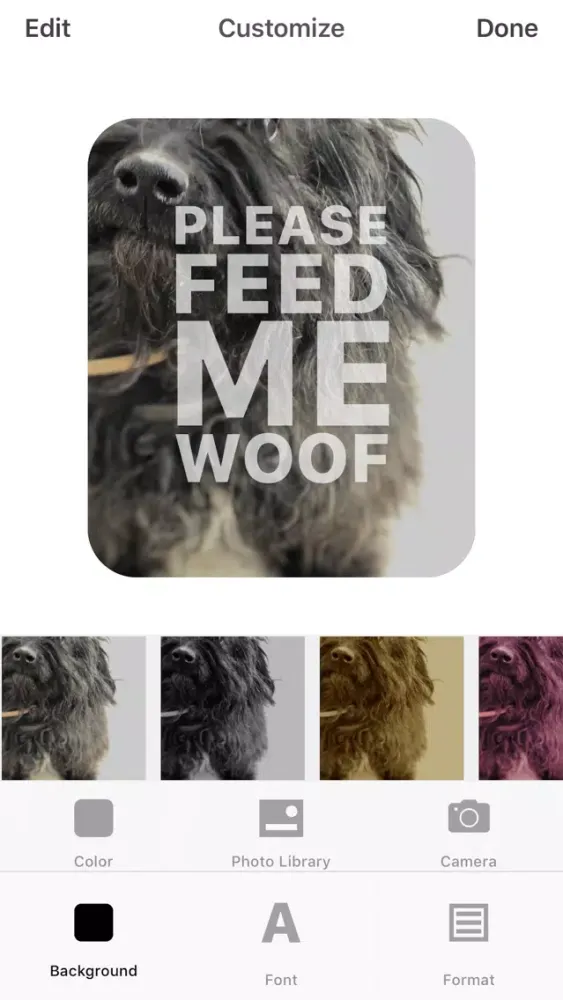 Ảnh chụp màn hình của Texty Stickers