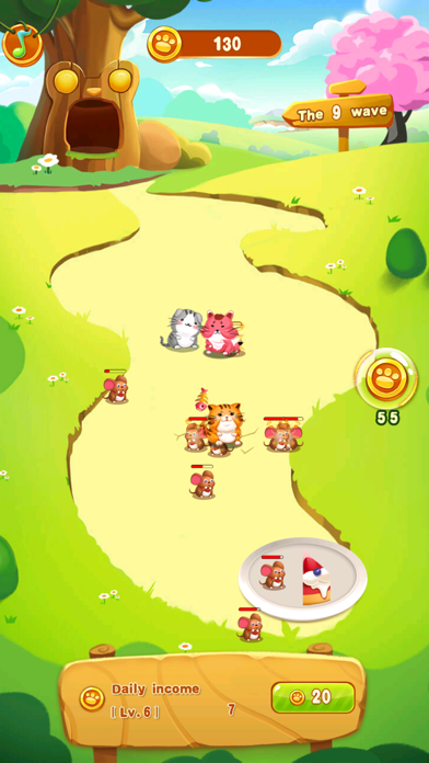 Screenshot di Cats and Mouse Battle for Cake