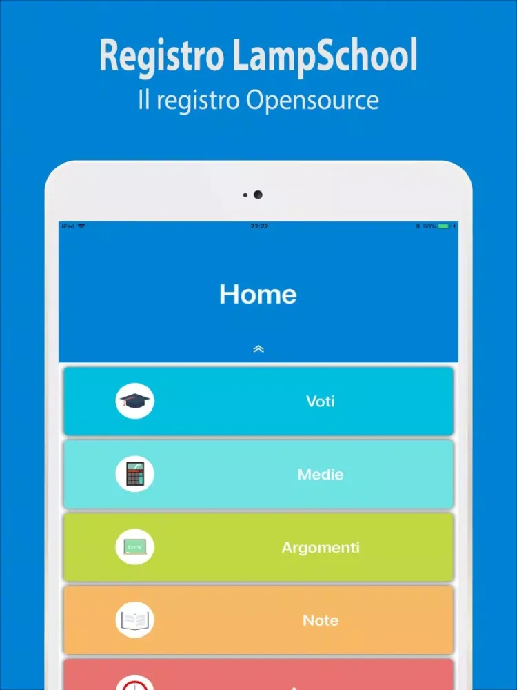 Registro LampSchool iPad  Screenshots