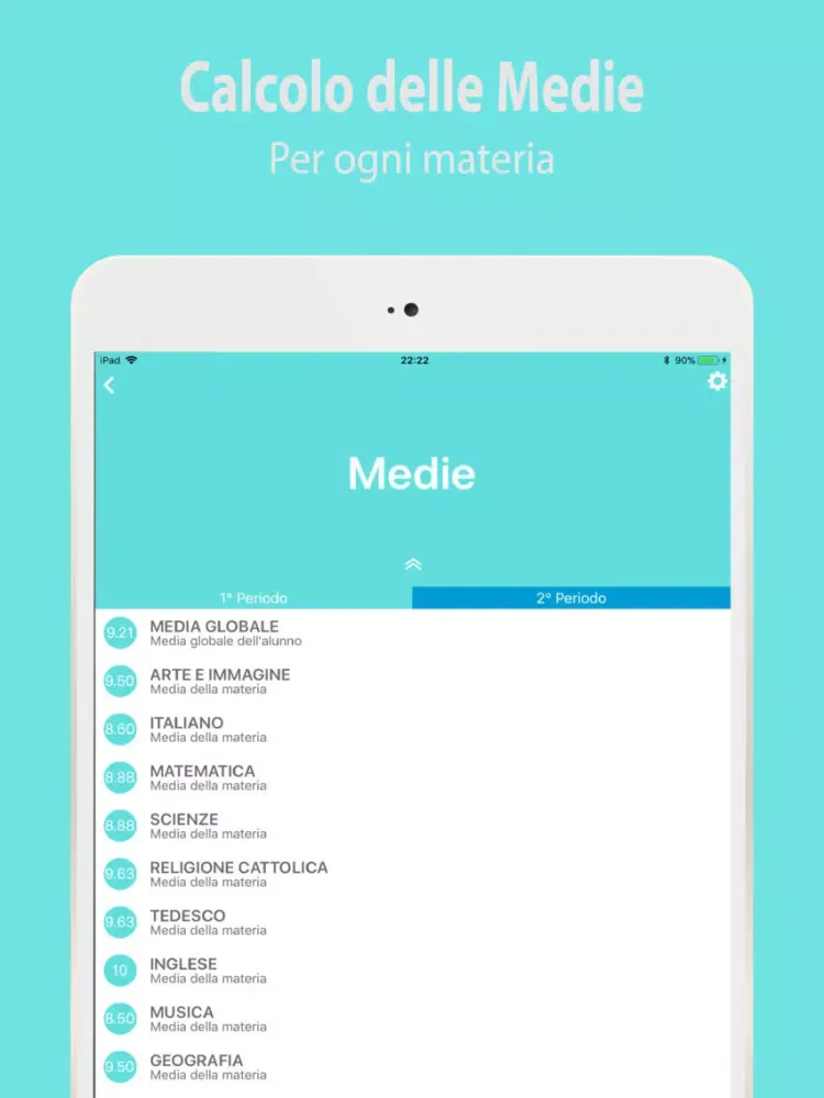 Registro LampSchool iPad  Screenshots