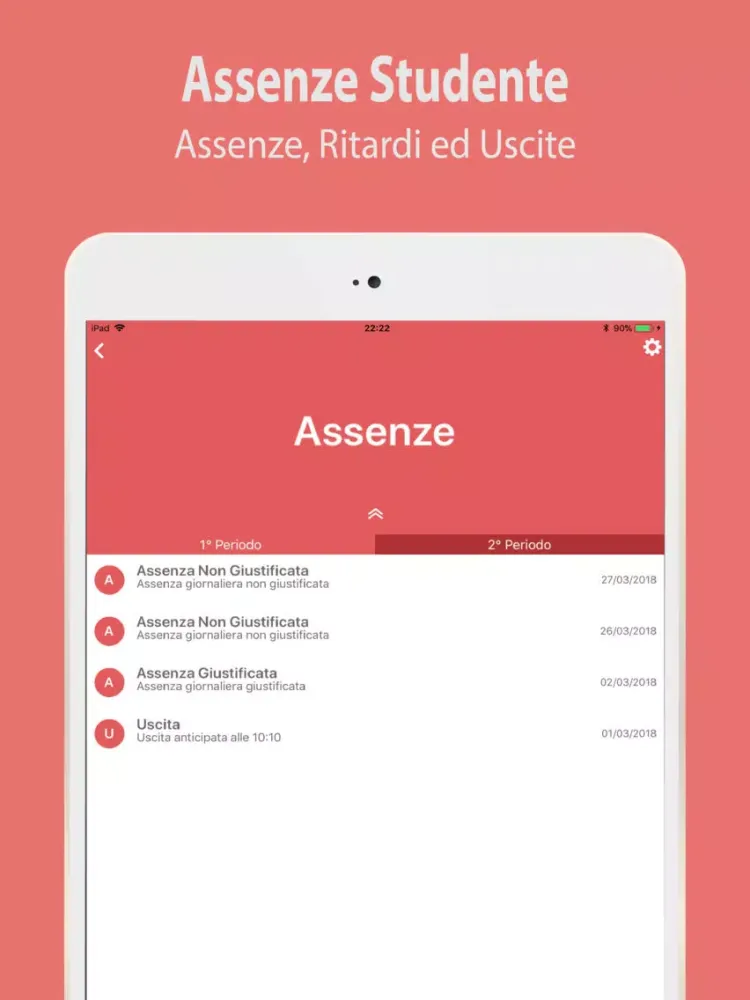 Registro LampSchool iPad  Screenshots