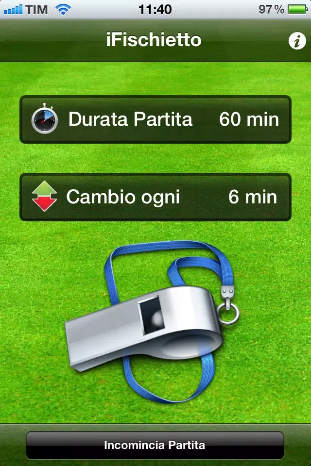 Screenshot di iWhistle - Soccer Auto Change Player
