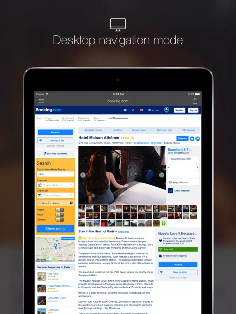 Incognito Browser - Private, Desktop Browsing Mode iPad  Ekran Görüntüleri