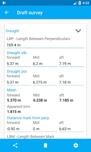 Screenshot di Nautical Calculator