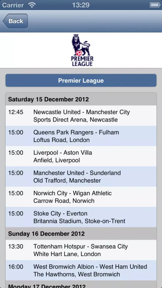 Live Scores for Arsenal স্ক্রিনশট