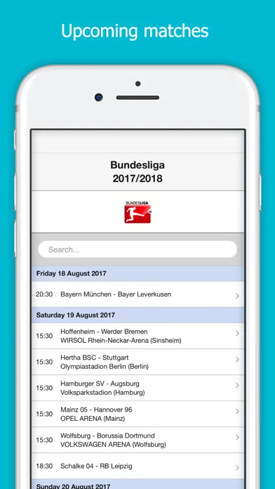 ภาพหน้าจอของ Bundesliga