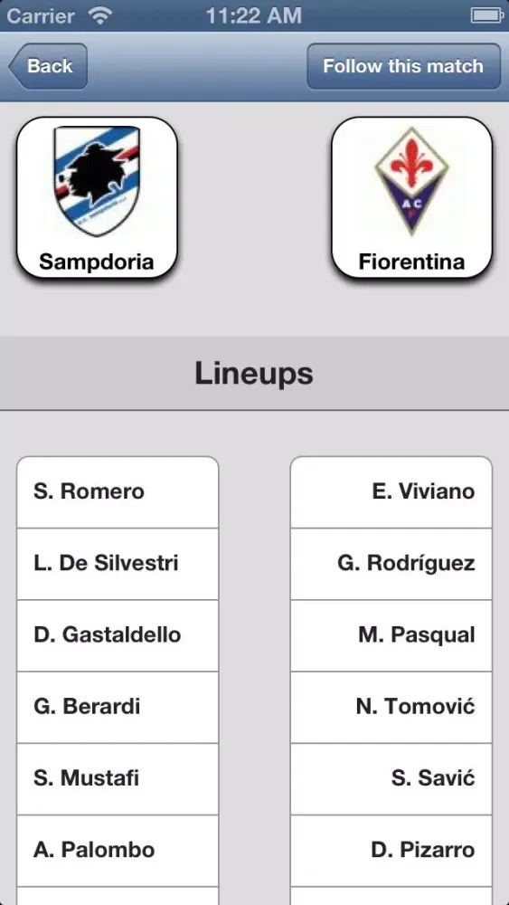 Fiorentina Screenshots