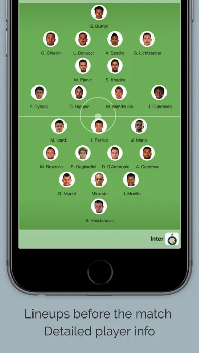 Live Scores for Inter Milan应用截图
