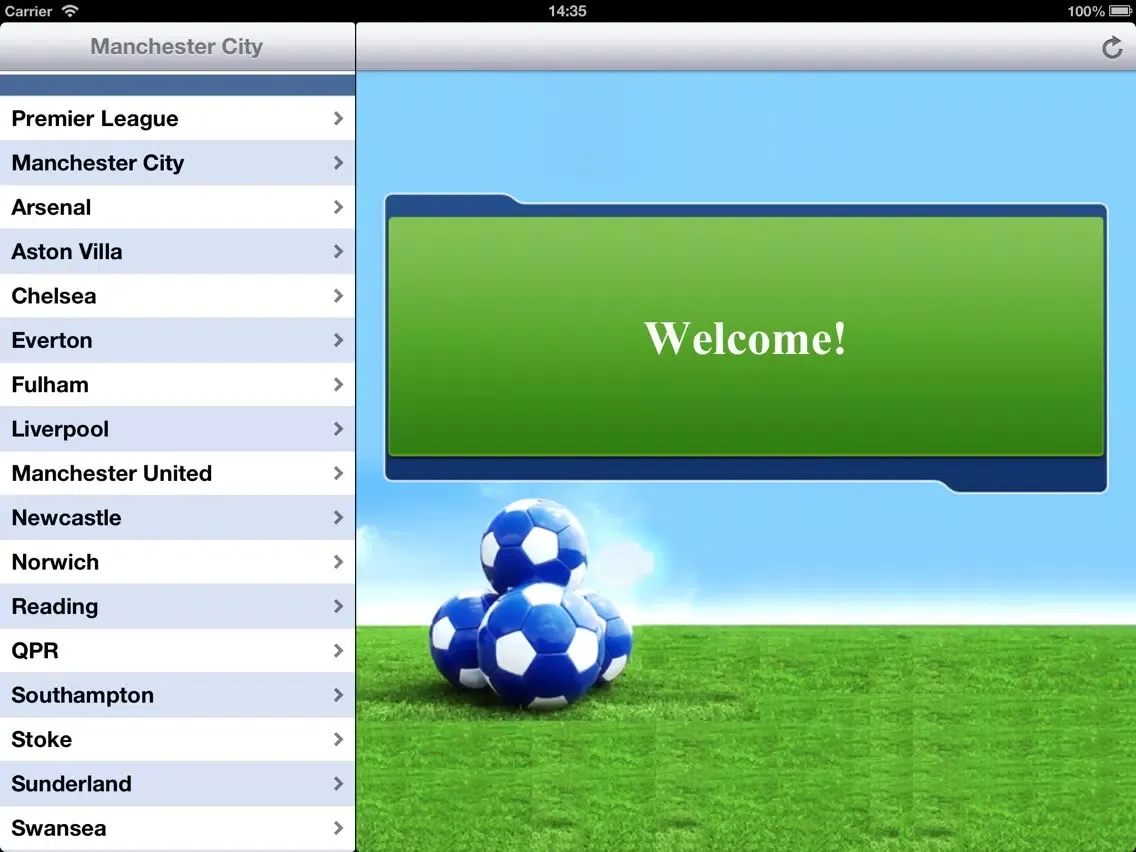 تصاویر Live Scores for Manchester City iPad 
