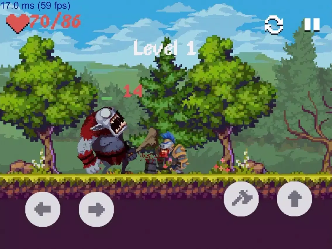 AlphaBlade - Retro 2d Platform iPad  スクリーンショット