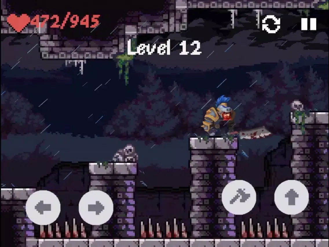 AlphaBlade - Retro 2d Platform iPad  スクリーンショット