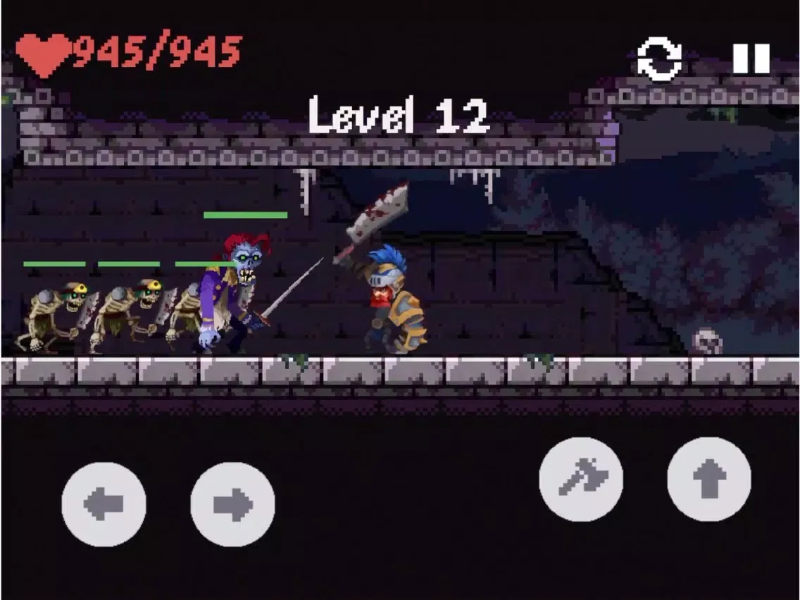 AlphaBlade - Retro 2d Platform iPad  スクリーンショット