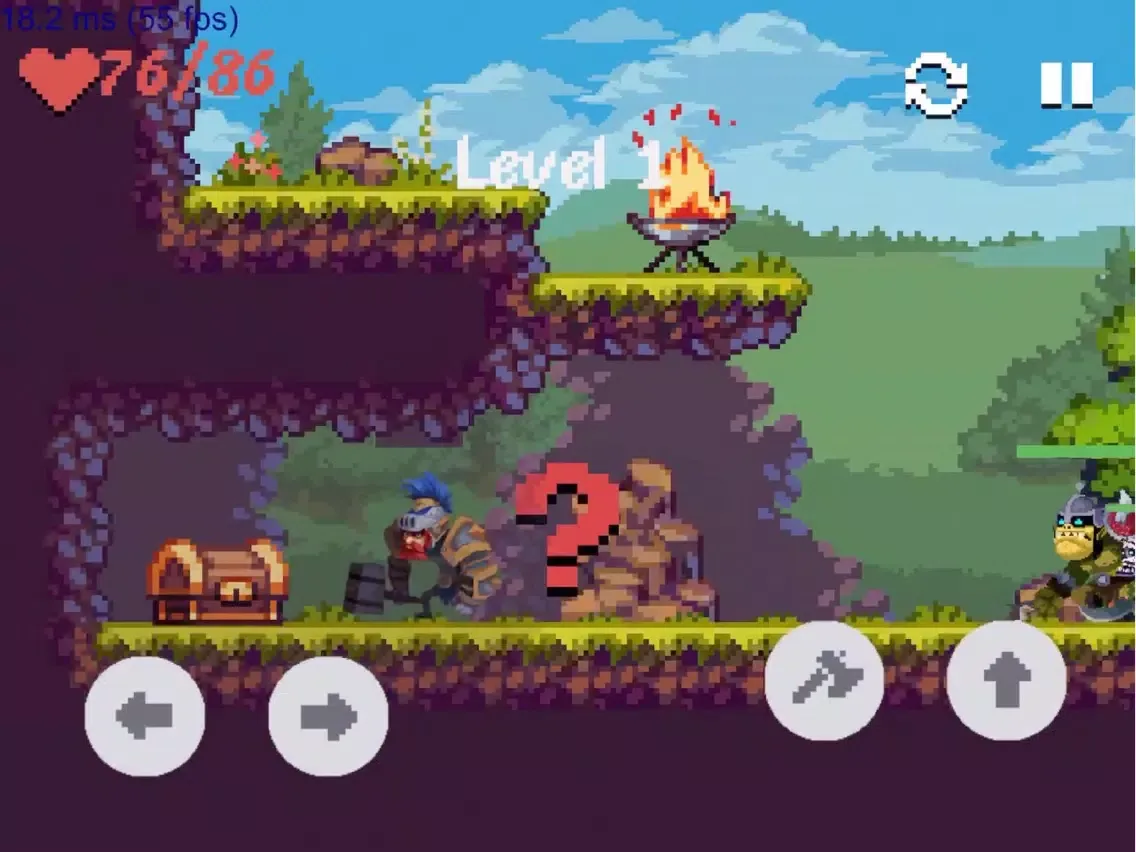 AlphaBlade - Retro 2d Platform iPad  スクリーンショット