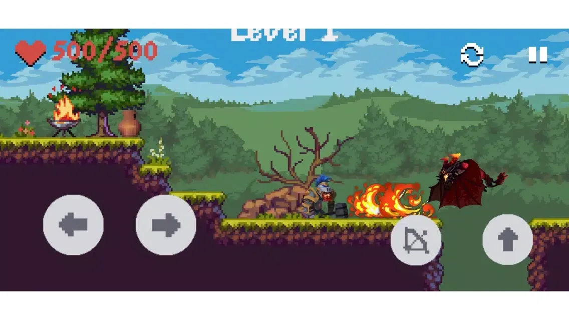 AlphaBlade - Retro 2d Platform スクリーンショット