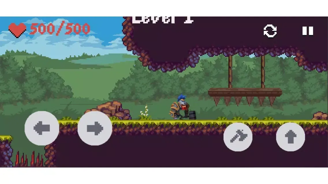 AlphaBlade - Retro 2d Platform スクリーンショット