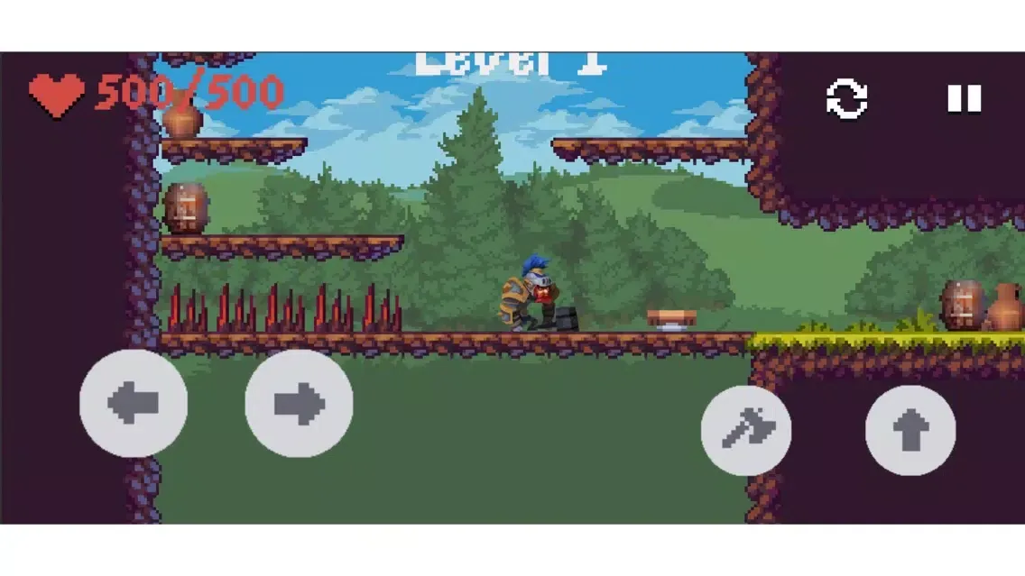 AlphaBlade - Retro 2d Platform スクリーンショット